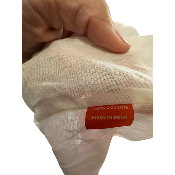 Oliphant Women's Pink Striped Print Long Tiered Tassel Maxi Dress Size Large - Picture 5 of 6